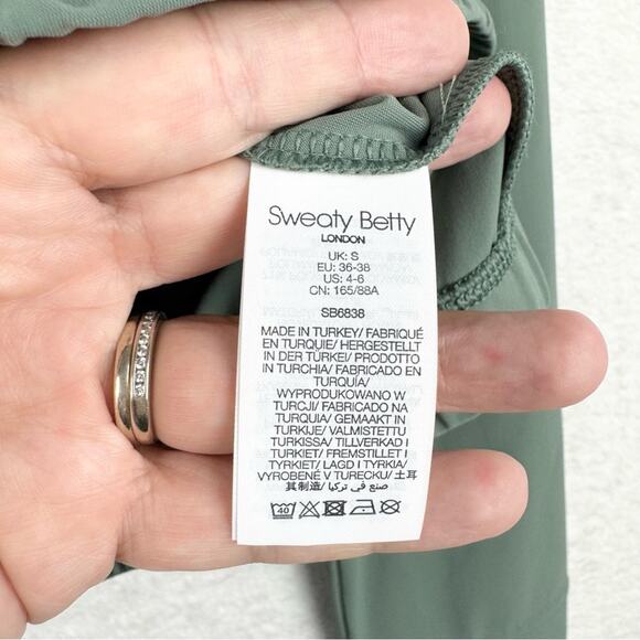Sweaty Betty Explorer SET Jacket & Pants Athletic Athleisure Sporty Green Size S - Picture 8 of 16